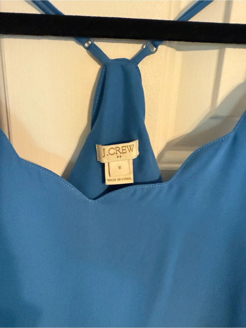 J. Crew Bright Blue Spaghetti-Strap Cami